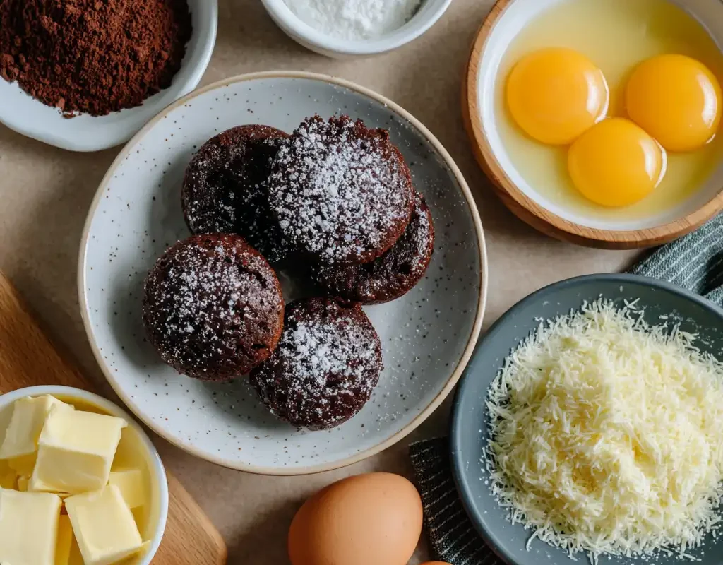 Air Fryer Chocolate Lava Cakes