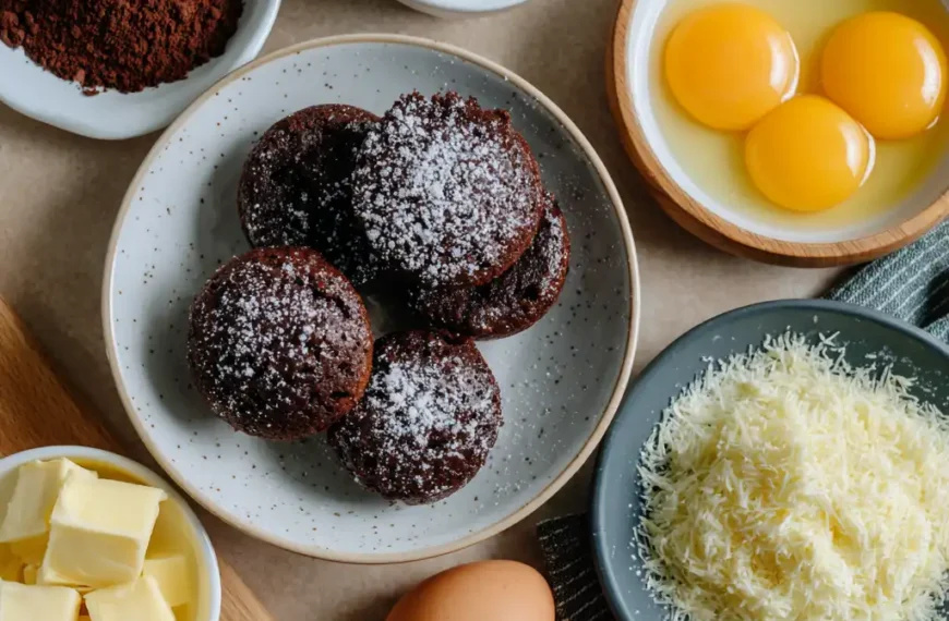 Air Fryer Chocolate Lava Cakes
