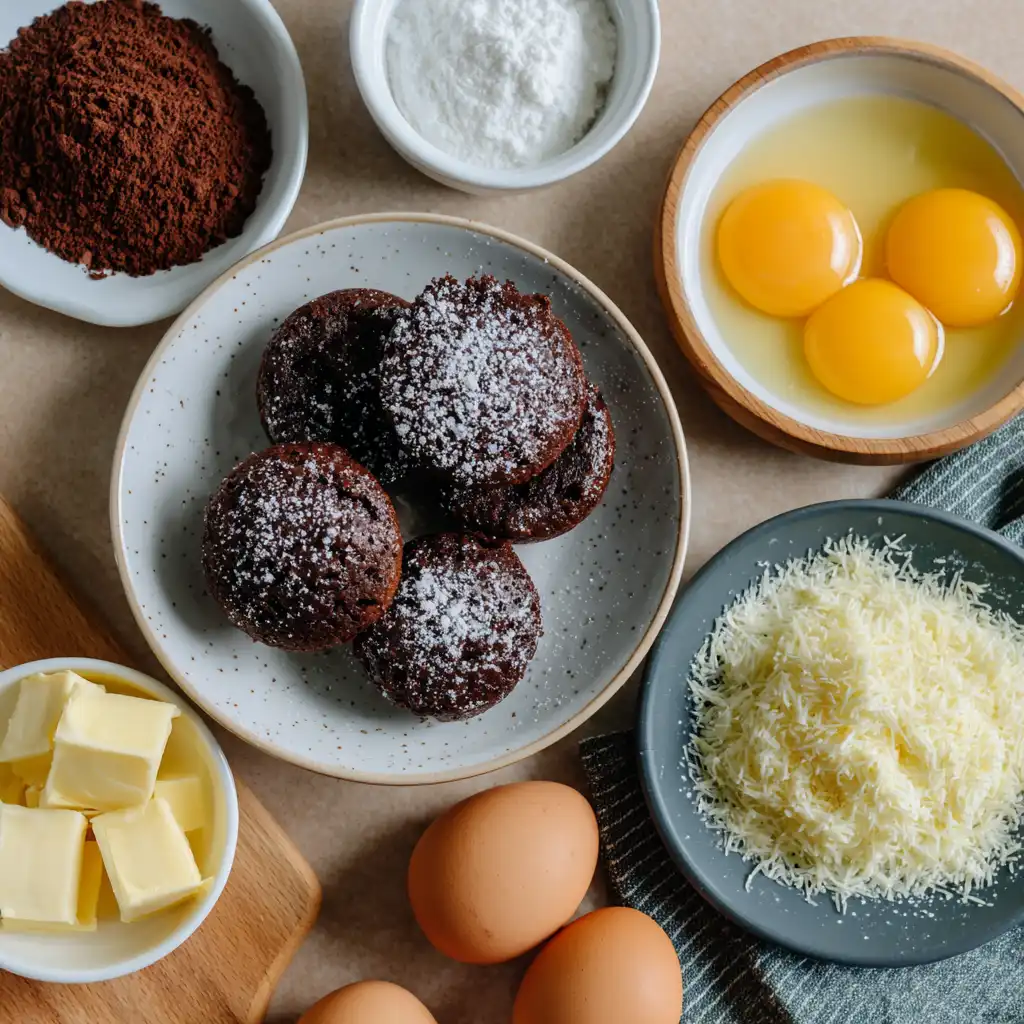 Air Fryer Chocolate Lava Cakes