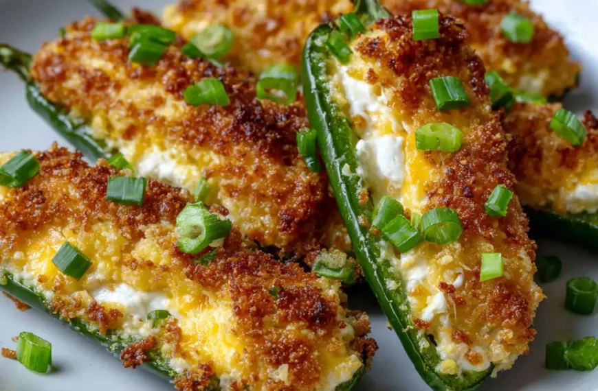 Cheesy Air Fryer Jalapeño Poppers with a Crispy&hellip;