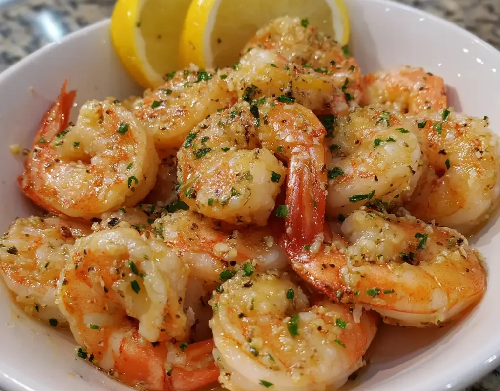 Air Fryer Lemon Garlic Shrimp