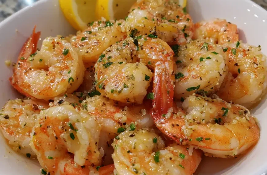 Air Fryer Lemon Garlic Shrimp