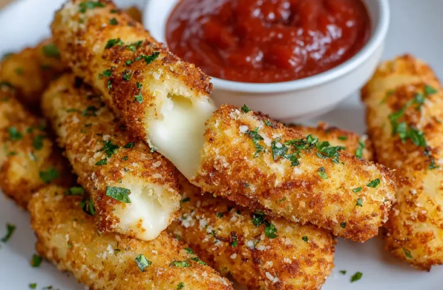 Air Fryer Mozzarella Sticks
