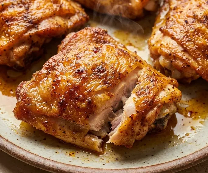 Crispy Air Fryer Chicken Thighs