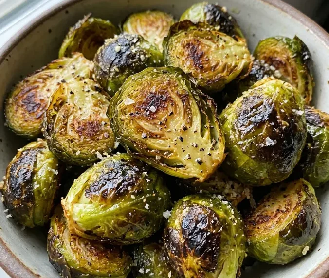 Crispy Air Fryer Brussels Sprouts
